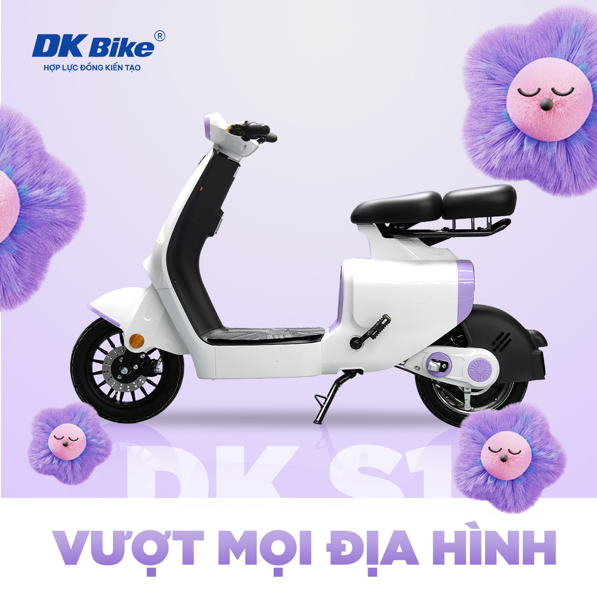 Xe đạp điện DK Bike VC S1 2024 ( Bản Ác Quy )